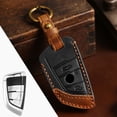 thumbnail image 1 of Car Key Fob Cover Case Protector For BMW X1 5 Series 7 Series X3 Car Key Fob Cover Leather Case Blade Key, 1 of 20