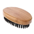 thumbnail image 3 of Boar Bristle Beard Brush, Wooden Handle Mustache and Beard Grooming Brush, TIKA, 3 of 6