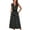 Black, variant on Womens Polka Dot Sleeveless V Neck Midi Dress Adjustable Waist A Line Swing Dress With Pockets Casual Flowy Summer Party Dress For Daily Vacation And Work Wear