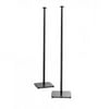 Bose OmniJewel floorstands - Stand - for speaker(s) - extruded aluminum, tempered glass - black - floor-standing (pack of 2) - for Lifestyle 650