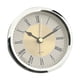 thumbnail image 1 of Reloj Redondo Con Inserto Moderno Con Números Para Sala De Estar, Dormitorio, Escuela, Plata argén, 1 of 10