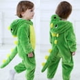 thumbnail image 5 of Ca Disfraz de dinosaurio para niños pequeños Disfraz de animal mono con capucha lindo para niños Halloween, 5 of 5