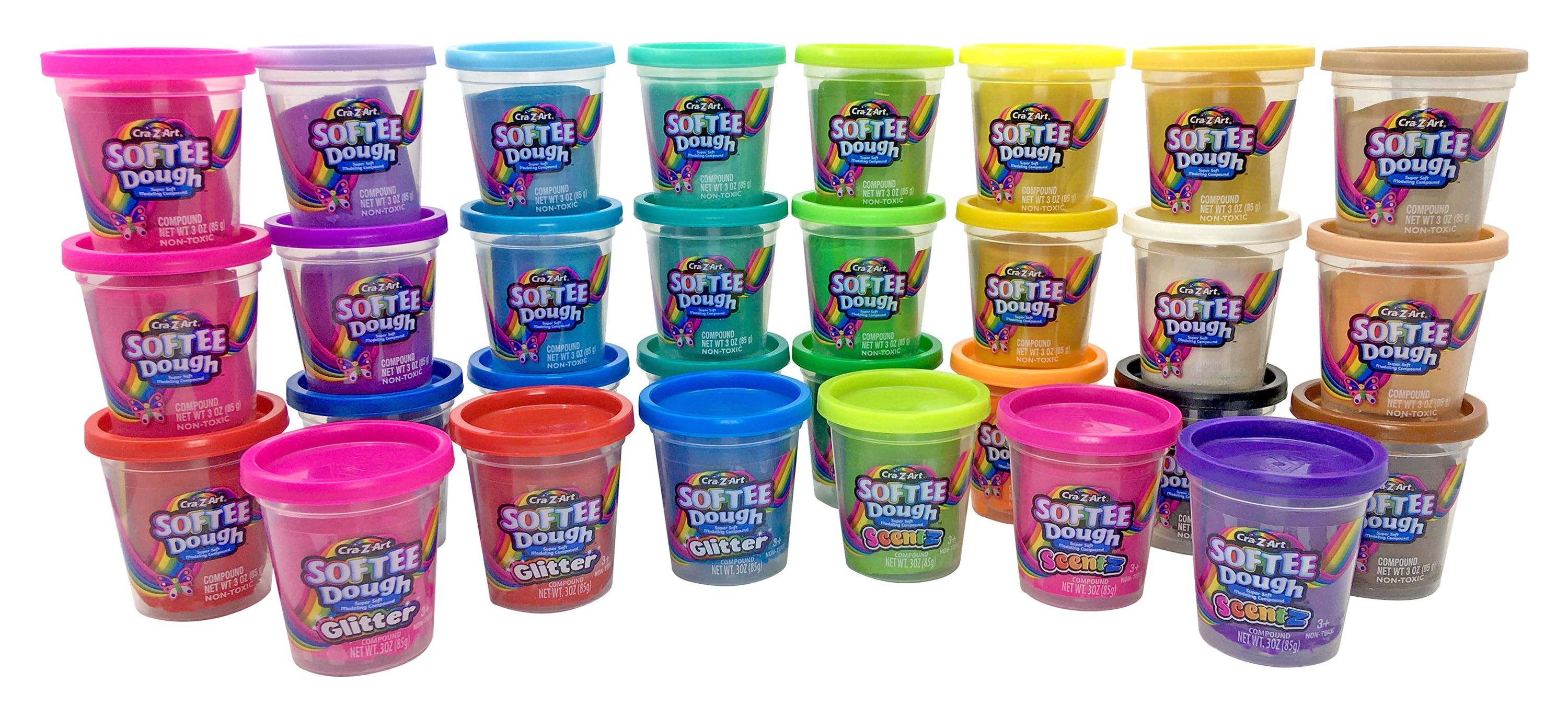 Cra-Z-Art Softee Dough Super Value Giant Fun Pack, 30ct, 3oz