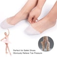 thumbnail image 5 of 3 pares de almohadillas de Gel de silicona para zapatos de baile, plantillas protectoras para pies, herramienta para el cuidado de los pies de bailarina, 5 of 5