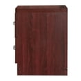 thumbnail image 5 of Home Bedroom Furniture Cindy Faux Wood 2 Drawer Nightstand - Mahogany, 5 of 7