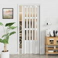 thumbnail image 2 of 38" x 80" 3-Lite Paneled PVC/Vinyl Accordion Door, 2 of 6