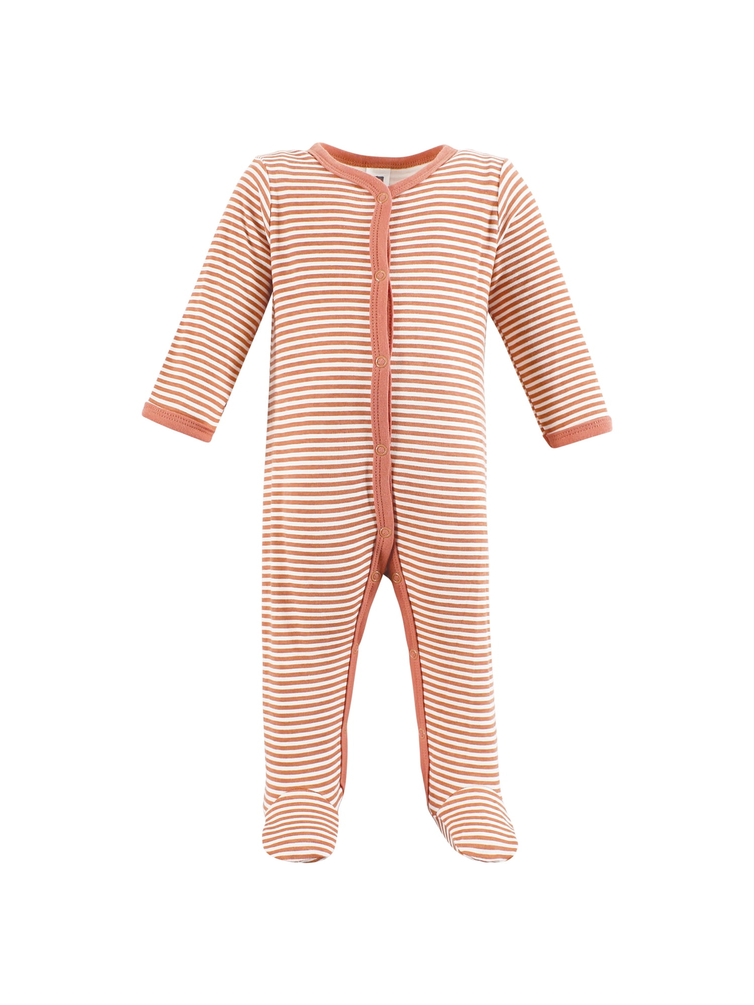 Hudson Baby Long Sleeve Sleep and Play, 3-Pack, Newborn-9 Months