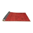 thumbnail image 2 of Ahgly Company Indoor Rectangle Abstract Orange Modern Area Rugs, 2' x 4', 2 of 4