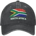 thumbnail image 2 of South Africa Flag South African Denim Baseball Cap Cotton Men Adjustable Hat Patriotic Caps, 2 of 8