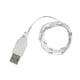 thumbnail image 1 of Xihbxyly Luces de Alambre de Cobre Usb, Decoración Floral Led Flexible, Luces Blancas Cálidas, Blancas y de Colores, Perfectas para Jardines, Habitaciones, Fiestas y Bodas, 5 M de Largo, 50 Lámparas, 1 of 5