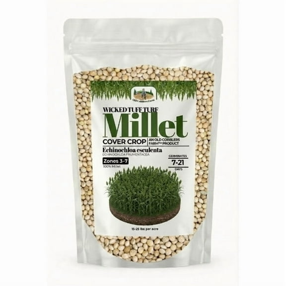 Old Cobblers Farmâ„¢ Wicked Tuff Turf Millet (Other Forages) (5 lbs | 10 lbs | 15 lbs | 20 lbs) (5lbs)