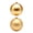 Gold, variant on 2-Count Dark Red Jumbo Ball Shatterproof Christmas Ornaments, 8.5", by Holiday Time