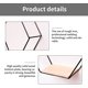 thumbnail image 2 of Juego de 3 estantes de pared hexagonales, estante de pared de hierro, estantes de almacenamiento de metal para cocina, baño, sala de estar, dormitorio, oficina, estante de metal flotante, 2 of 5