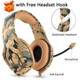 thumbnail image 2 of Auriculares para juegos PS4, compatibles con Xbox One, Nintendo Switch, auriculares estéreo con cancelación de ruido ONIKUMA K1 con micrófono, control de volumen para PC, teléfono, con, 2 of 5
