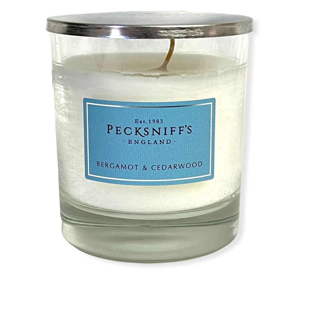 Pecksniff's~No1~TOBACCO & WHITE WOOD~Aromatherapy~1 Wick~CANDLE~5.29 oz~150g~Lid 