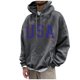 thumbnail image 1 of Men's Loose Printed Hooded Sweatshirt Men's Casual Fashion Sports Sweatshirt 4XL, 1 of 3