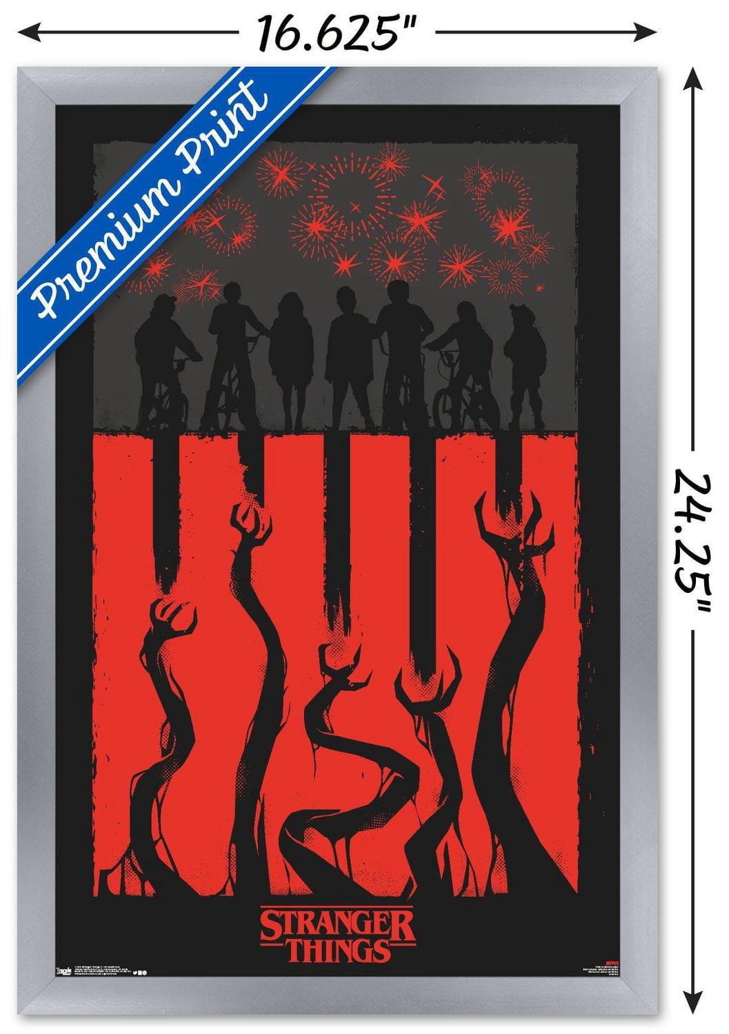 Netflix Stranger Things: Season 3 - 4Th Illustration Wall Poster, 22.375" x 34"