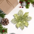 thumbnail image 5 of Christmas Flowers Christmas Decorations Indoor Glitter Christmas Ornaments Poinsettia Flowers Artificial Wreath Decor Artificial Flowers Christmas Floral, 5 of 5