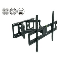 UPPYL Articulating Arms TV Wall Mount Bracket fits to Most 26”-65” inch LED,LCD,OLED Flat Panel TVs, Tilt Full Motion Swivel 14.1" Extension, Max VESA 400X400mm,80lbs,Fits 12/16"