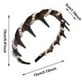 thumbnail image 2 of Elegant Pearl Hairband Non Bridal Accessories Stylish Wedding Hair for Women Girls Party Headbands 2025 Fashion Hair Styling, 2 of 8