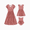 1#Pink, variant on PatPat Women Dress Family Matching Outfits Midi Dresses