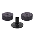 thumbnail image 1 of 1pc Cymbale Sleeve + 2pcs Ensemble de Tambour Rondelles de Feutre pour Pièces d'Instruments de Percussion, 1 of 8