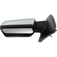 thumbnail image 4 of MIRROR Compatible For 2006 Lincoln Mark LT 2004-2006 Ford F-150 Left Driver Heated Power Glass In-housing Signal Light Chrome, 4 of 5