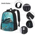 thumbnail image 3 of Fotbe Realistic Ocean Shark Set Escolar 3 en 1 para Niños - Mochila Duradera con Lonchera Aislante y Estuche para Lápices - Mochila Escolar para Niños y Niñas, 3 of 7
