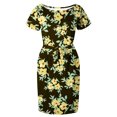 thumbnail image 4 of Robes d'Invité de Mariage d'Été pour Femmes 2023, Robe Décontractée à Col Rond avec Bretelles, Manches Courtes, Imprimé Floral, Robe Ample avec Poches, Robe d'Été en Liquidation, 4 of 6