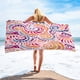 thumbnail image 2 of Yhmxh Toalla de playa de microfibra Toalla de baño súper colorida Manta de playa a prueba de arena Toalla multiusos para viajes Piscina 30x60 pulgadas Lavable a máquina, 2 of 6