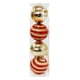 thumbnail image 1 of Kit 4 Esferas 10 Cm Navideñas Adornos Dorado Y Rojo Elegante, 1 of 4
