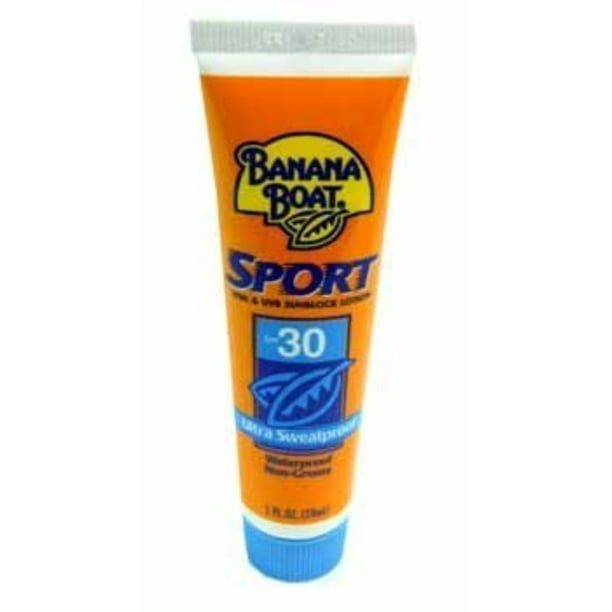 Banana Boat Sport Sunscreen SPF 30 travel size 1 oz (case of 24