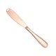 thumbnail image 1 of Inteprter Cuchillo esparcidor de mantequilla multifunción, cortador de queso fácil y eficiente, duradero y seguro, con orificio Cocina y Comedor Oro rosa, 1 of 6