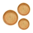 thumbnail image 1 of 3 Bandejas Redondas de Mimbre para Servir, Plato de Mimbre Tejido para Bebidas, Aperitivos, Pan perfecl Bandeja de servicio tejida, 1 of 7