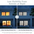 thumbnail image 3 of 45x300cm One Way Window Film Privacy, Static Cling Decorative Window Tinting Film for Home, Daytime Protection Stained Glass Films, 3 of 5