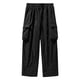 thumbnail image 2 of Pantalones largos para hombre, estilo exterior, a la moda, gruesos, impermeables, lisos, informales, con cintura elástica y bolsillos, pantalones cargo para hombre., 2 of 7