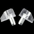 thumbnail image 2 of 50pc Clear Kitchen Cabinet Shelf Supports Pegs / Studs With Metal Pin, 2 of 4