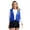 Royal Blue, variant on Women's Sequin Tassel Waistcoat Vests V-Neck Sleeveless Blouse Vest Silver L