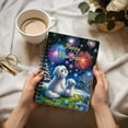 thumbnail image 3 of Happy New Year Maltese Family Cheer Winter Midnight Firework Spiral Bound Journal Maltese Dog Lover Gifts Idea 5x7in Spiral Notebook - 02025, 3 of 5
