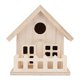 thumbnail image 1 of Wooden Bird House Hanging Nest Outdoor Parrots Resting Breeding Nest Decoration, 1 of 4