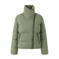 thumbnail image 1 of Winter stand up collar zipper bread jacket windproof cotton jacket warm coat for women, 1 of 5