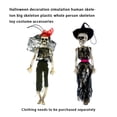 thumbnail image 4 of Naiovety Decoración de esqueleto de Halloween, modelo de calavera de simulación, diseño de escena de casa embrujada, decoraciones DIY, Kits de decoración para fiestas Tipo 2, 4 of 6