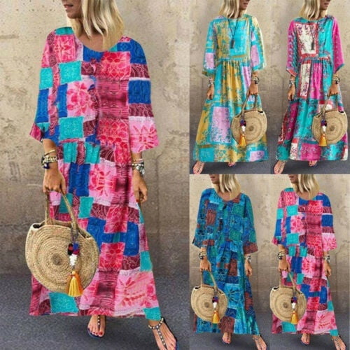 linen long sleeve maxi dress