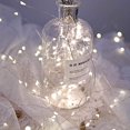 thumbnail image 4 of 4 Pack 19.6ft 60Led Fairy String Lights Battery Operated with Remote Control Timer Waterproof Copper Wire Twinkle Firefly Lights for Bedroom Wedding Christmas Indoor Outdoor Decor (Cool White), 4 of 7