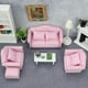 thumbnail image 2 of Sofá en miniatura Zulema Vintage Singlg Rosa y Blanco, 2 of 8