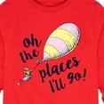 thumbnail image 3 of Dr. Seuss - Oh! The Places I'll Go - Toddler And Youth Long Sleeve Graphic T-Shirt, 3 of 6