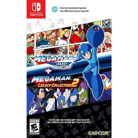 Mega Man Legacy Collection 1 + 2, Capcom, Nintendo Switch,