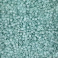 thumbnail image 2 of Miyuki Delica Seed Beads – Size 11/0 (1.6 mm), DB0385, Matte Sea Glass Green, 7.2 g, Approx. 1440 Beads, 2 of 7