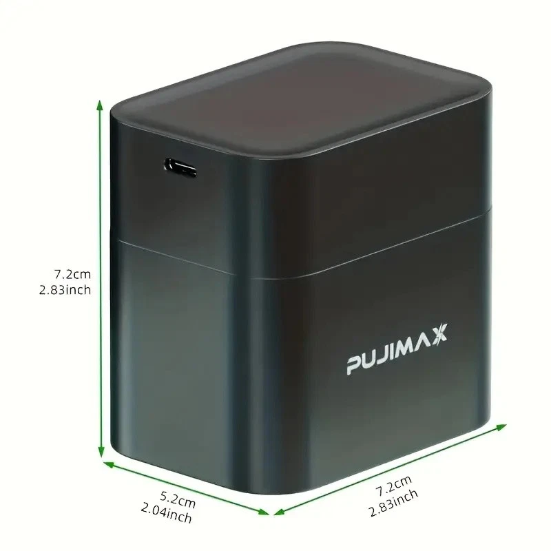 PUJIMAX 1.5V AAA 1512mWh Rechargeable Lithium Batteries 8-Pack Smart Charger 1600 Cycles