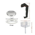 thumbnail image 1 of Espresso Coffee Moka Pot Replacement Parts Handle,Gasket Seal,Funnel,Filter, 1 of 8